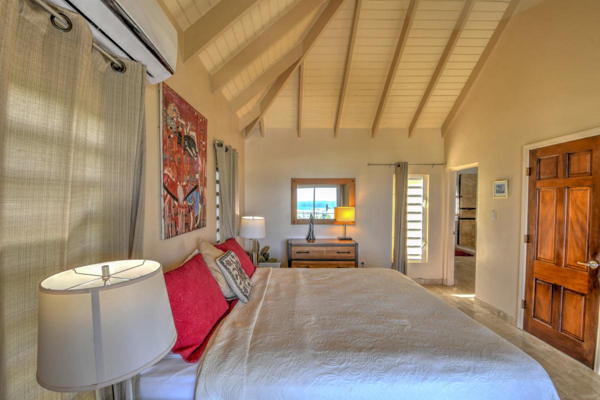 19.Location villa piscine vue mer Oyster Pond Saint Martin_Chambre